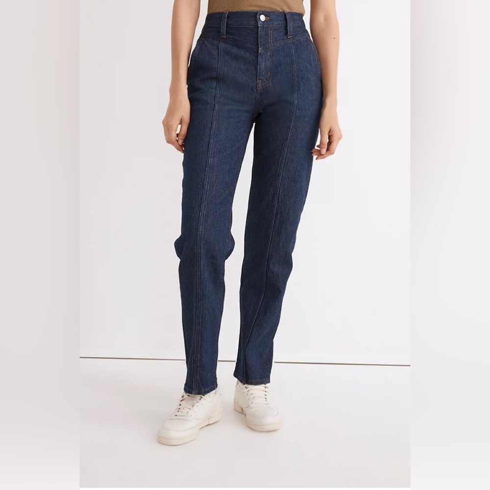 Madewell The Perfect Vintage Straight Jean: Seamed